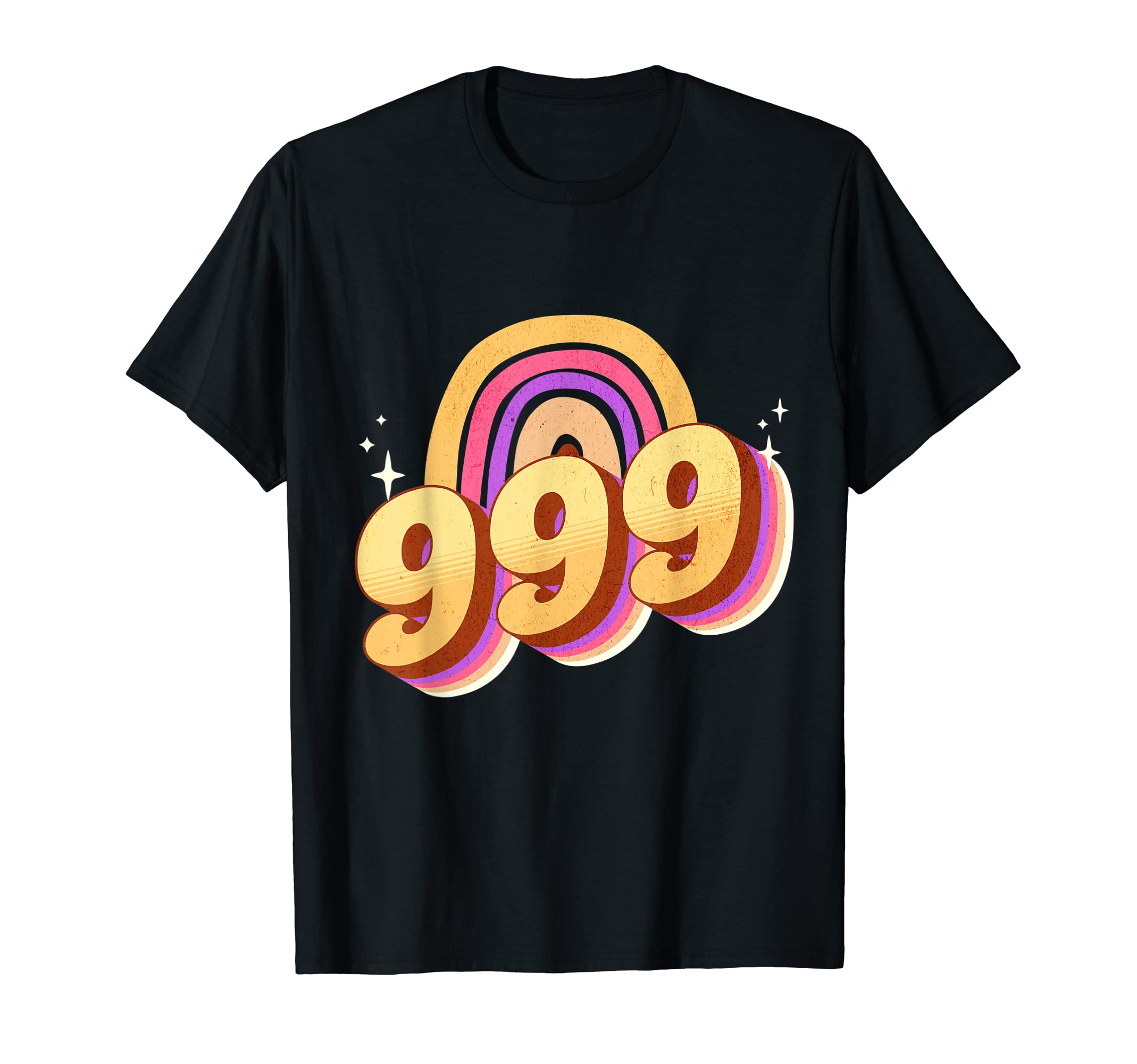 Angel Number 999 Rainbow T-Shirt - Unique Graphic Unisex - T-Shirt, Sweatshirt, Hoodie