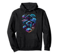 Vaporwave Aesthetic Psychedelic Sci Fi Hoodie - Custom Art Print Unisex - T-Shirt, Sweatshirt, Hoodie