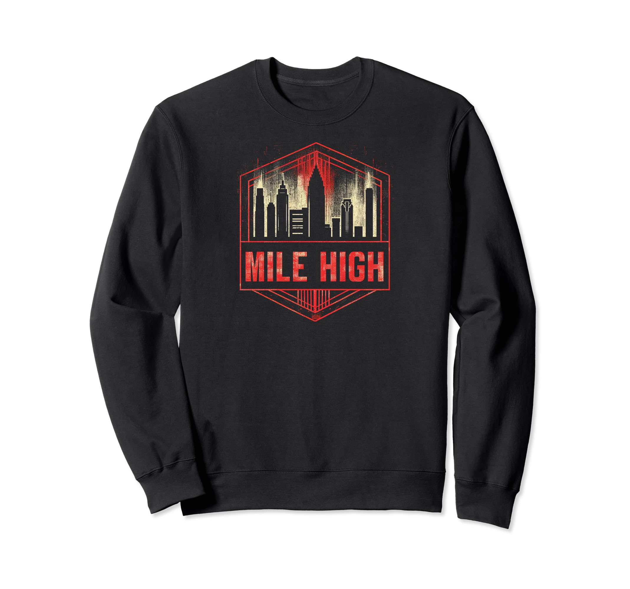 Mile High Grit 90S Grunge Urbandecay Sweatshirt - Graphic Print Men Women - T-Shirt, Sweatshirt, Hoodie