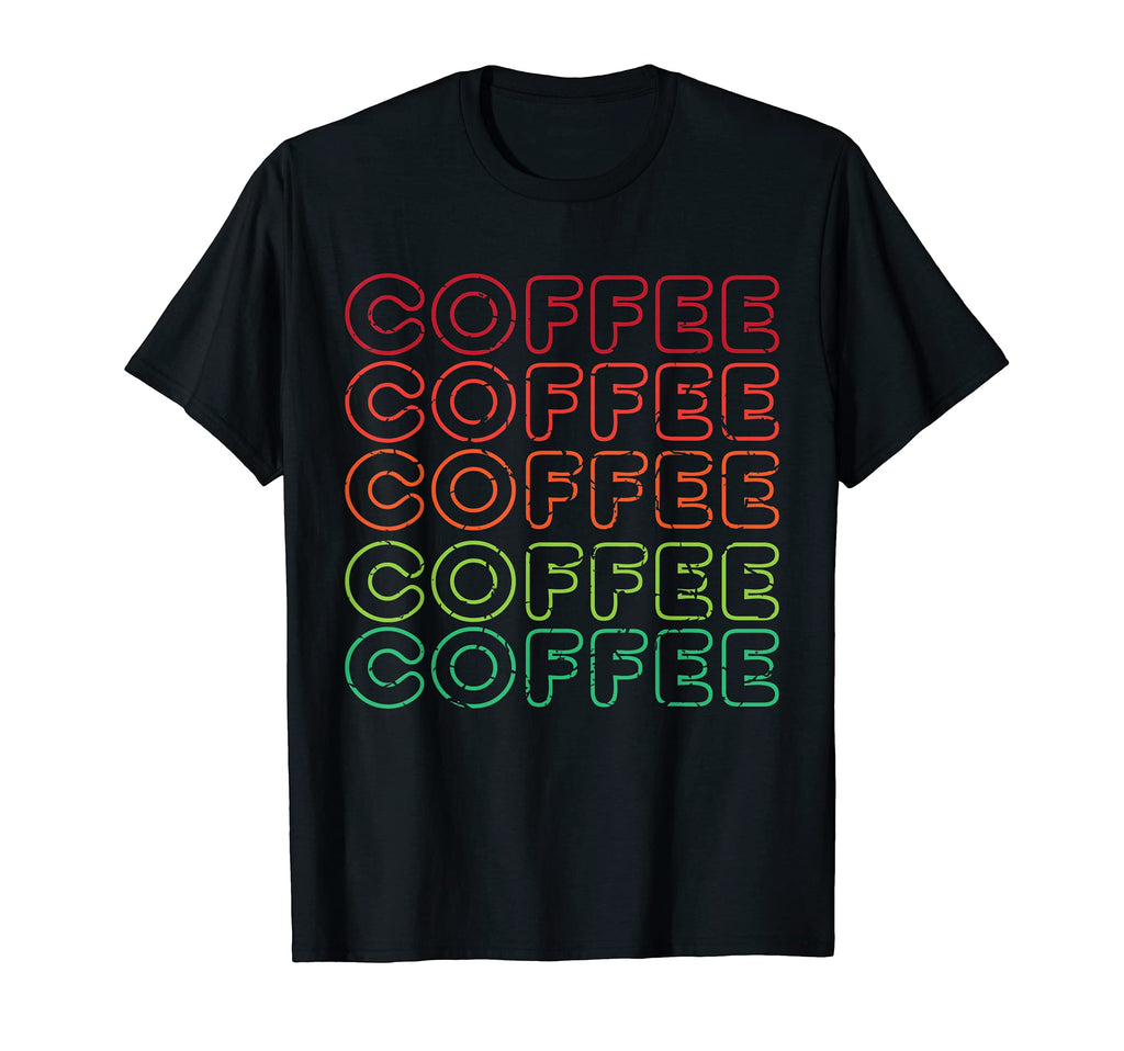Coffee Distressed Coffee Love T-Shirt - Custom Art Print Men Women - T-Shirt, Sweatshirt, Hoodie