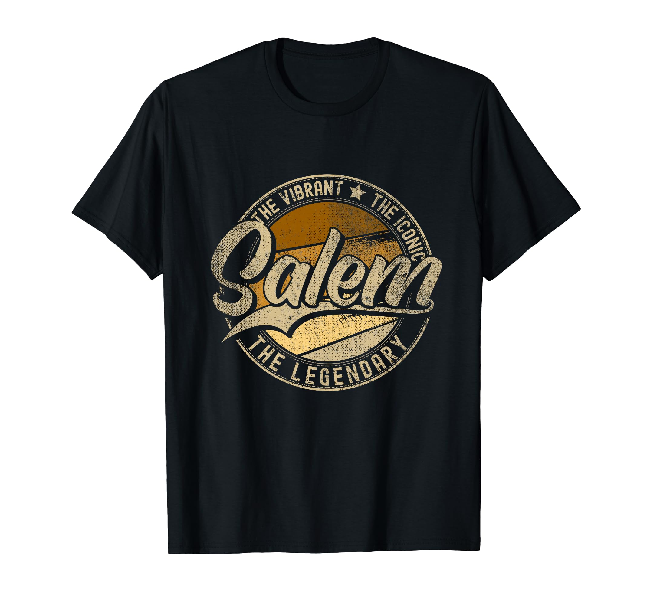 Salem Ma Massachusetts Distressed T-Shirt - Minimalist Print Men Women - T-Shirt, Sweatshirt, Hoodie