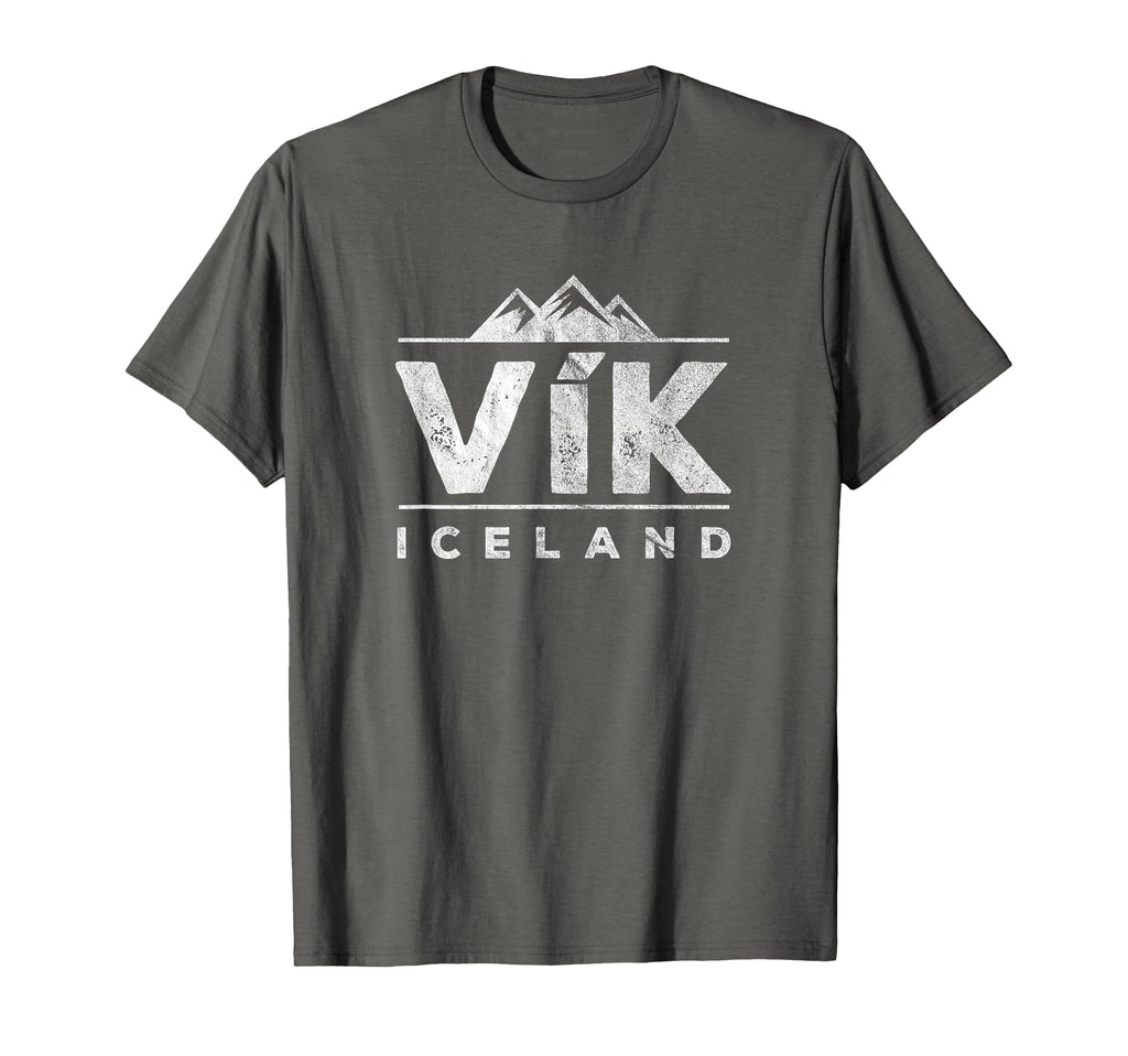 Vik Iceland Glaciers T-Shirt - Fun Novelty Design for Adults - T-Shirt, Sweatshirt, Hoodie