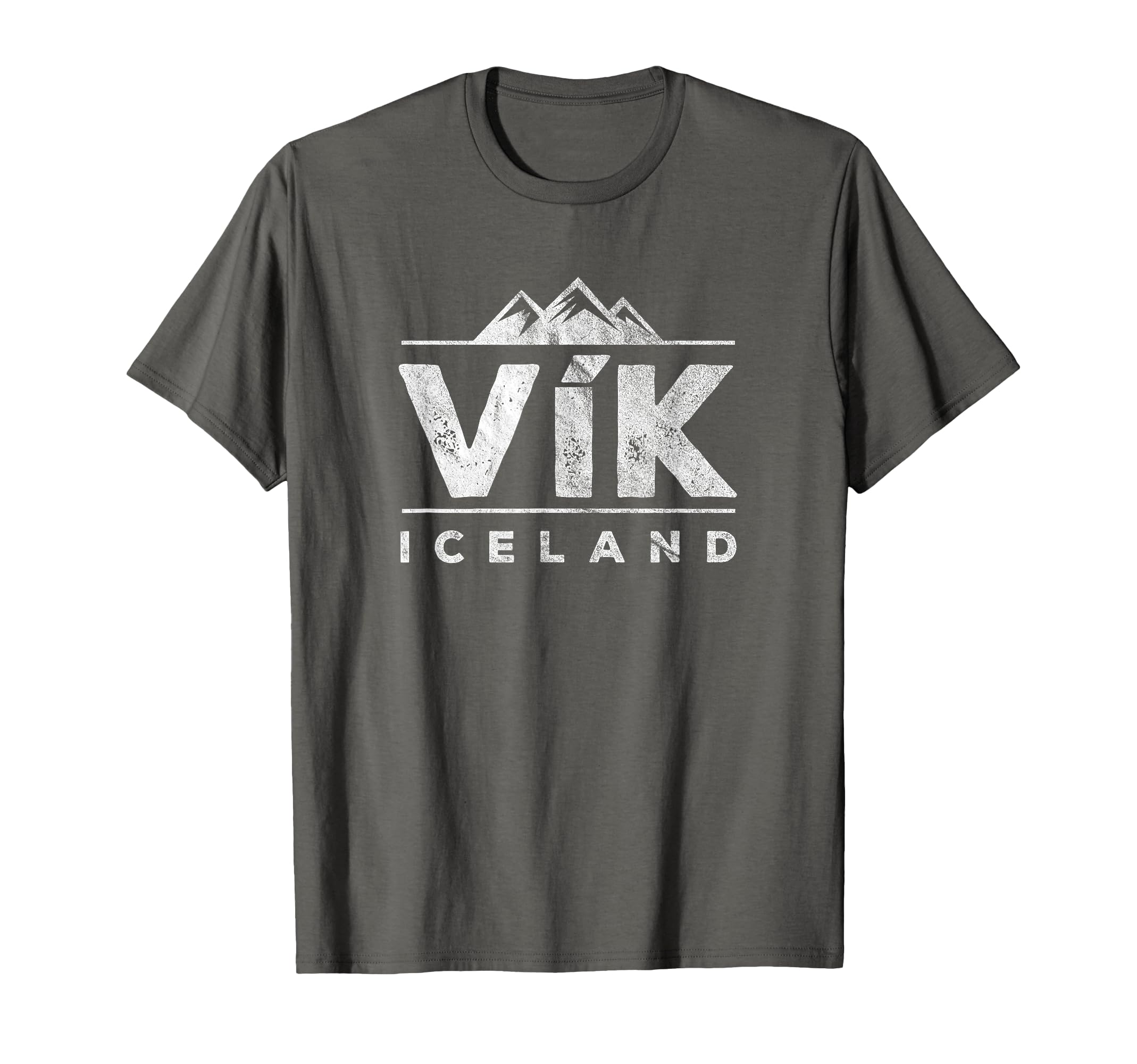 Vik Iceland Glaciers T-Shirt - Fun Novelty Design for Adults - T-Shirt, Sweatshirt, Hoodie