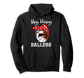 Busy Raising Ballers Funny Volleyball Hoodie - Novelty Apparel Unisex - T-Shirt, Sweatshirt, Hoodie