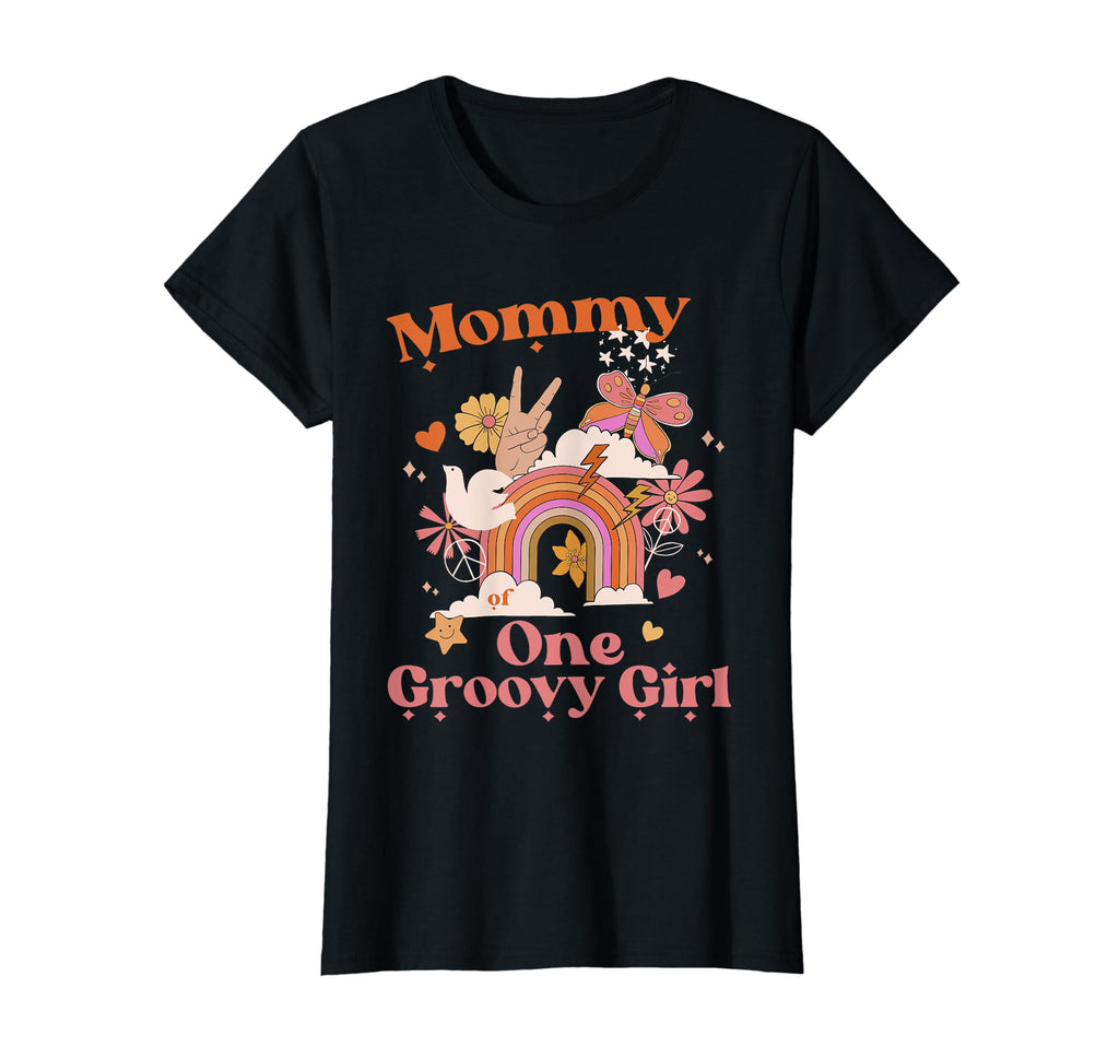 Mommy One Groovy Boho Hippie T-Shirt - Fun Novelty Design Men Women - T-Shirt, Sweatshirt, Hoodie