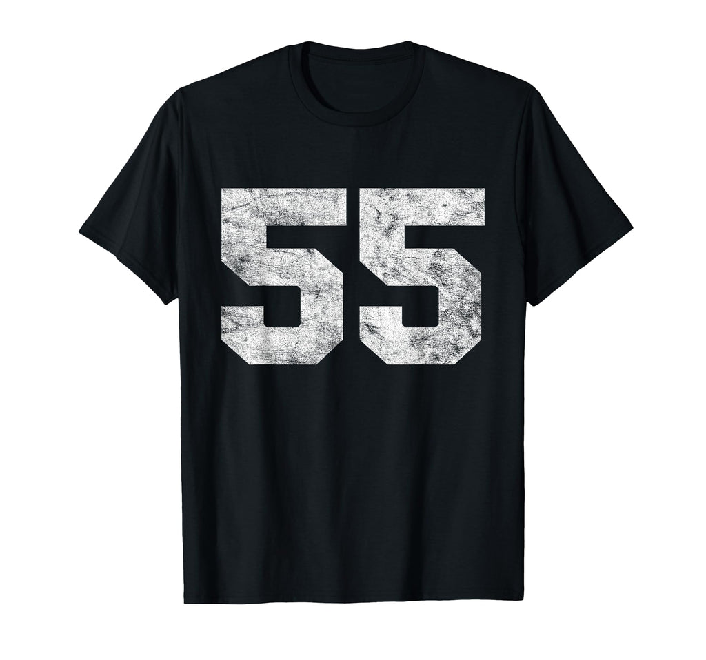 Lucky Number 55 Birthday Sports T-Shirt - Streetwear Style for Adults - T-Shirt, Sweatshirt, Hoodie