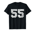 Lucky Number 55 Birthday Sports T-Shirt - Streetwear Style for Adults - T-Shirt, Sweatshirt, Hoodie
