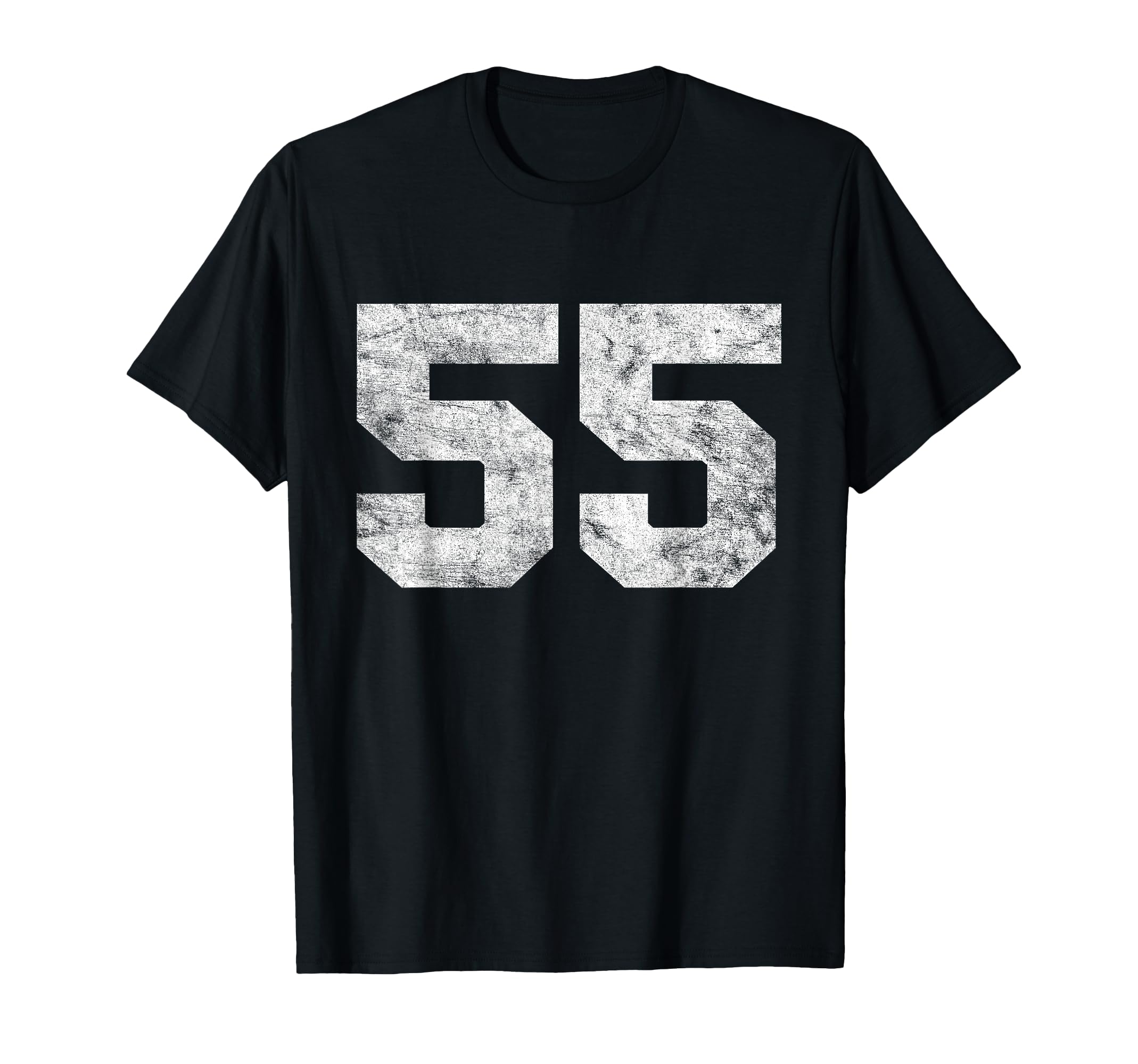 Lucky Number 55 Birthday Sports T-Shirt - Streetwear Style for Adults - T-Shirt, Sweatshirt, Hoodie