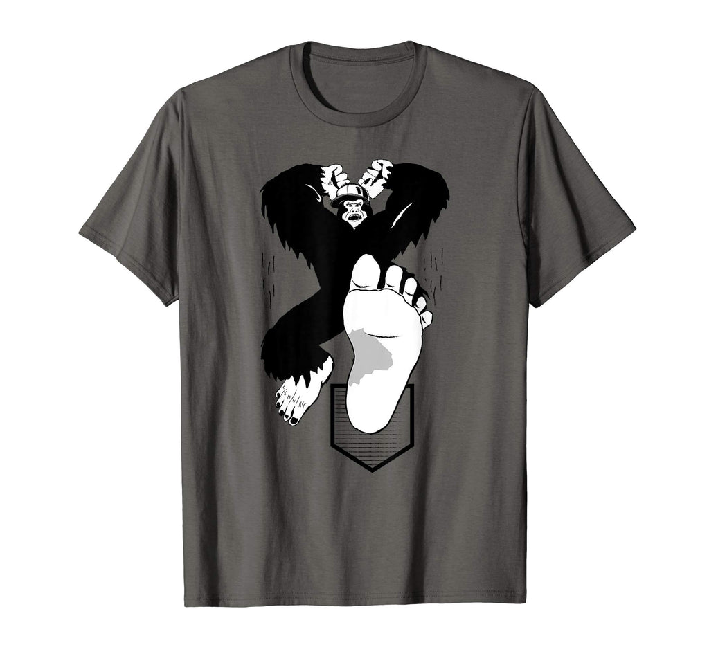 Bigfoot Baseball Player Funny T-Shirt - Minimalist Print for Adults - T-Shirt, Sweatshirt, Hoodie