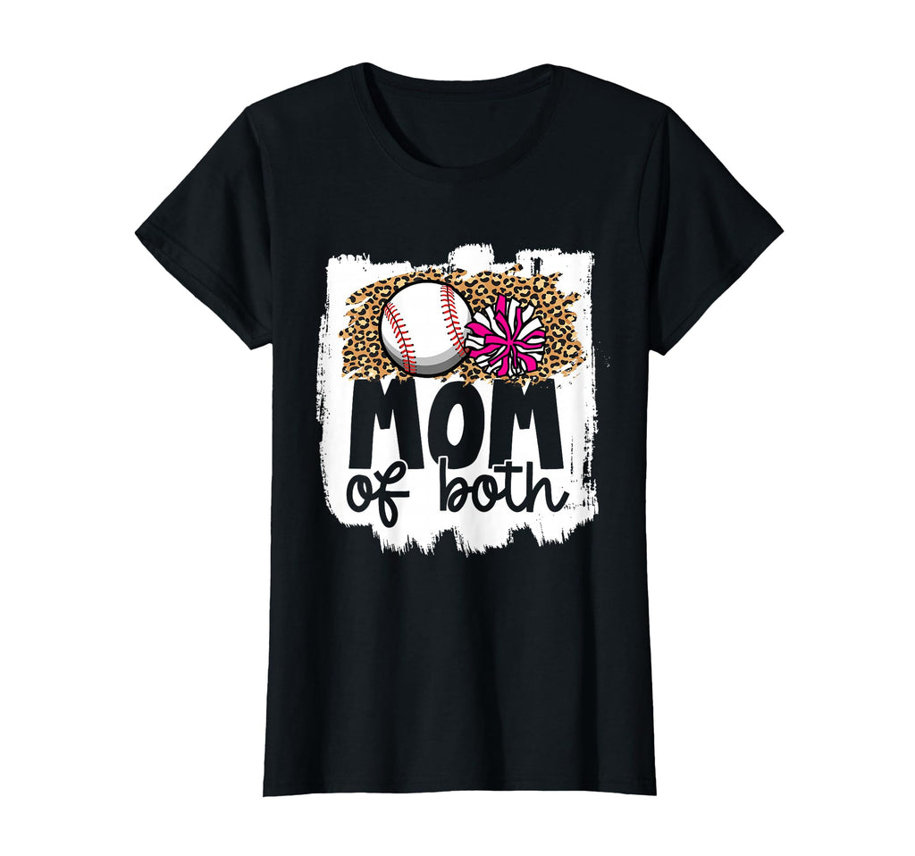 Cheer Baseball Mom Both Baseball And T-Shirt - Custom Art Print Unisex - T-Shirt, Sweatshirt, Hoodie