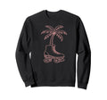 Palm Tree Roller Skate 70S 80S Sweatshirt - Aesthetic Graphic Men Women - T-Shirt, Sweatshirt, Hoodie