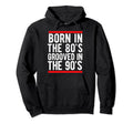 90S Hip Hop Music Lover Old School 80S Hoodie - Novelty Apparel for Adults - T-Shirt, Sweatshirt, Hoodie