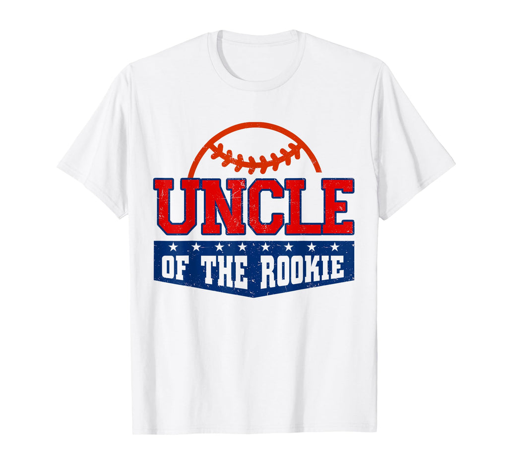 Uncle Rookie Baseball 1St Birthday T-Shirt - Custom Art Print Men Women - T-Shirt, Sweatshirt, Hoodie