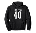 Number 40 Little Sis Biggest Fan Hoodie - Streetwear Style Men Women - T-Shirt, Sweatshirt, Hoodie