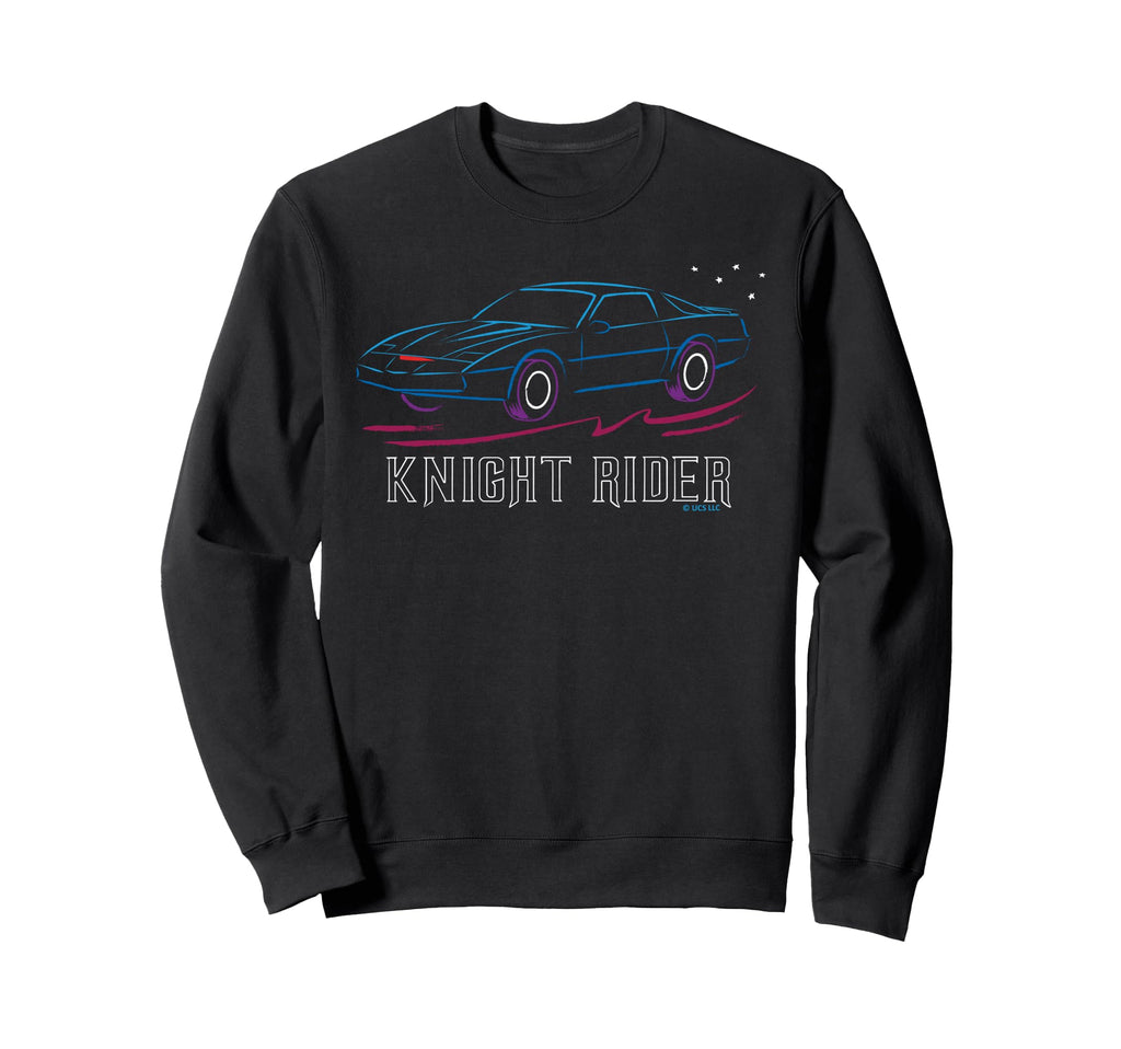 Knight Rider Car Neon Streak Sweatshirt - Graphic Print Men Women - T-Shirt, Sweatshirt, Hoodie
