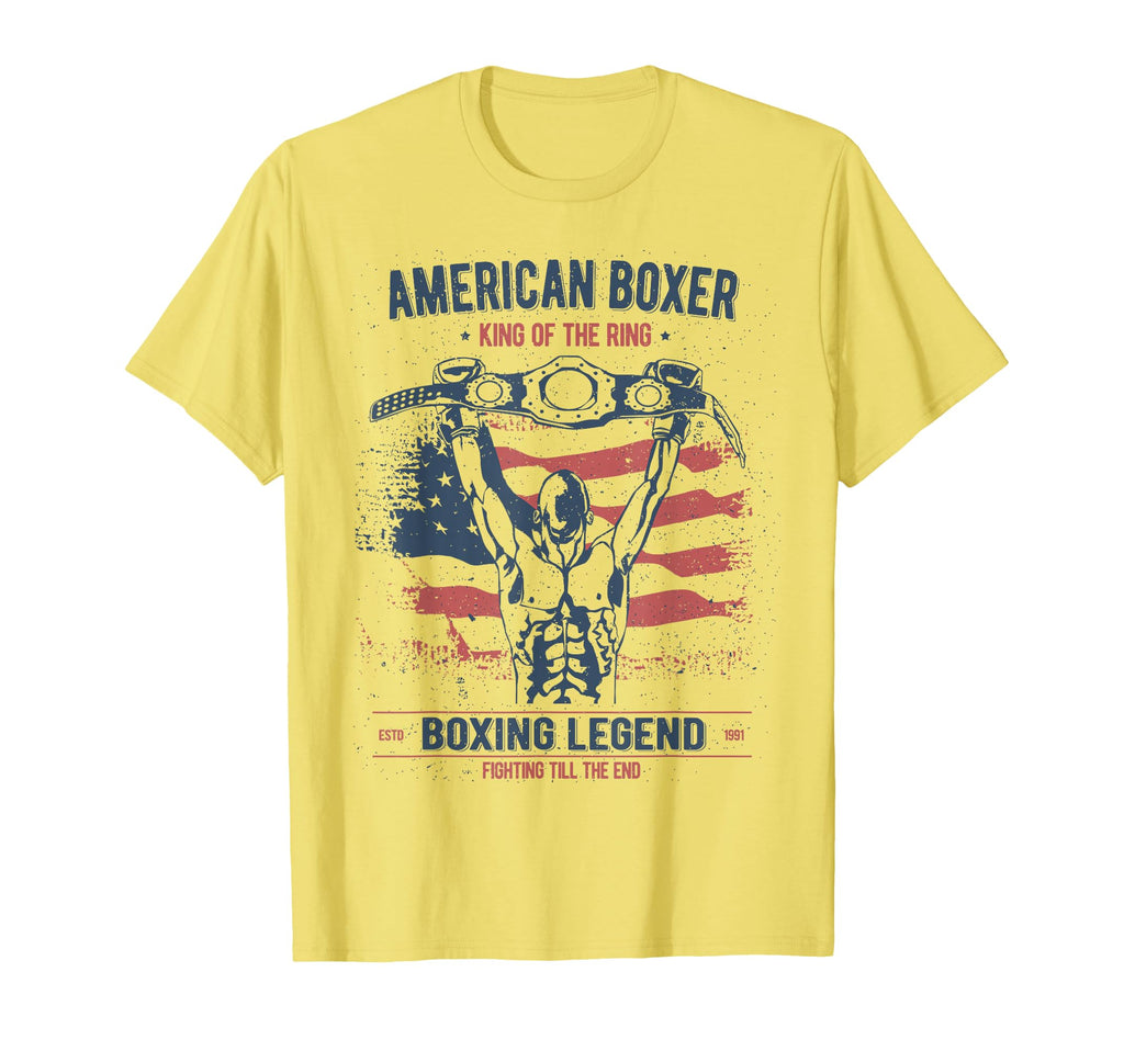 Boxing Shirts Gifts Usa American Boxer T-Shirt - Unique Graphic for Adults - T-Shirt, Sweatshirt, Hoodie