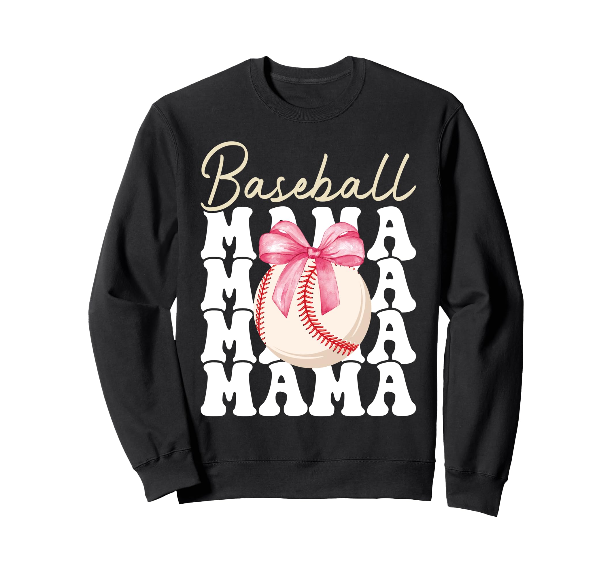 Baseball Mama Mothers Day Baseball Sweatshirt - Trendy Graphic for Adults - T-Shirt, Sweatshirt, Hoodie