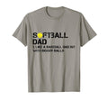 Softball Dad Like Baseball But Bigger T-Shirt - Trendy Graphic Men Women - T-Shirt, Sweatshirt, Hoodie