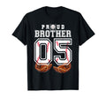 Proud Brother Baseball Player Number 5 T-Shirt - Trendy Graphic for Adults - T-Shirt, Sweatshirt, Hoodie