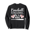 Proud Baseball Mom Baseball Player Sweatshirt - Graphic Print for Adults - T-Shirt, Sweatshirt, Hoodie
