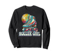 Roller Skating Skate 1970S Roller Sweatshirt - Fun Novelty Design Men Women - T-Shirt, Sweatshirt, Hoodie