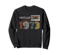 1973 48Th Birthday Gift Cassette Tape Sweatshirt - Trendy Graphic Men Women - T-Shirt, Sweatshirt, Hoodie