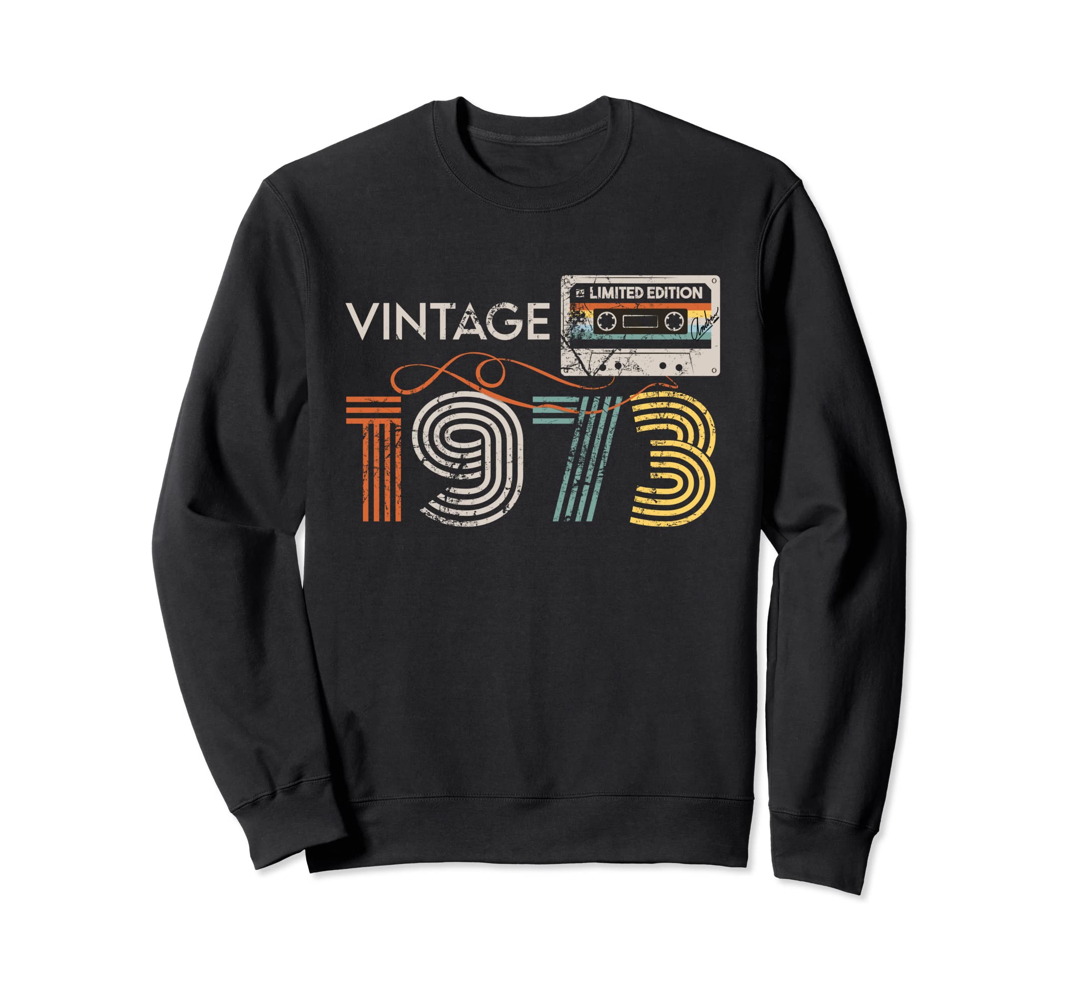 1973 48Th Birthday Gift Cassette Tape Sweatshirt - Trendy Graphic Men Women - T-Shirt, Sweatshirt, Hoodie