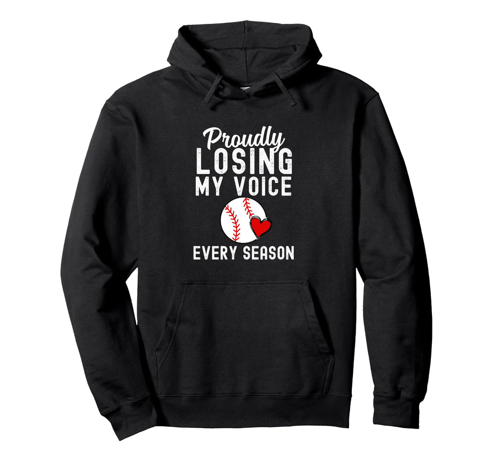 Baseball Mom Life Proudly Losing My Hoodie - Trendy Graphic Men Women - T-Shirt, Sweatshirt, Hoodie