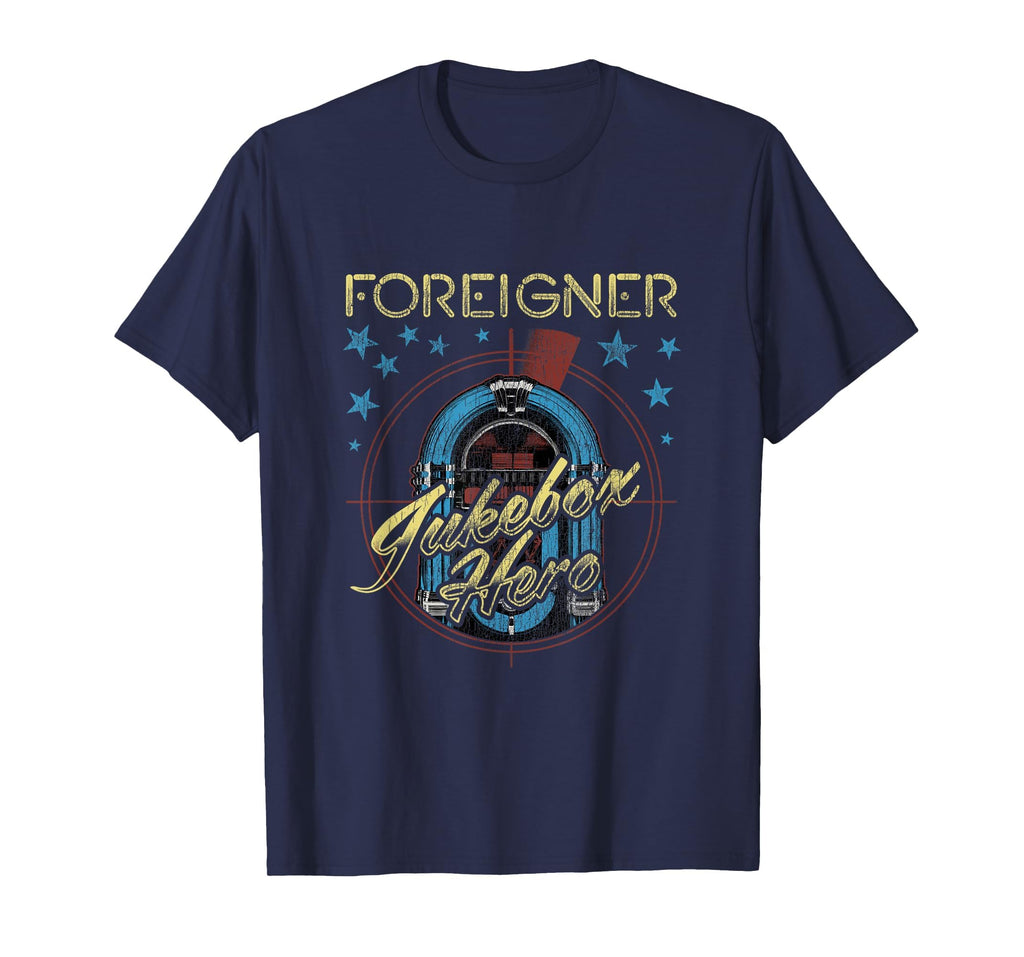 Foreigner Rock Band Jukebox American T-Shirt - Aesthetic Graphic Men Women - T-Shirt, Sweatshirt, Hoodie