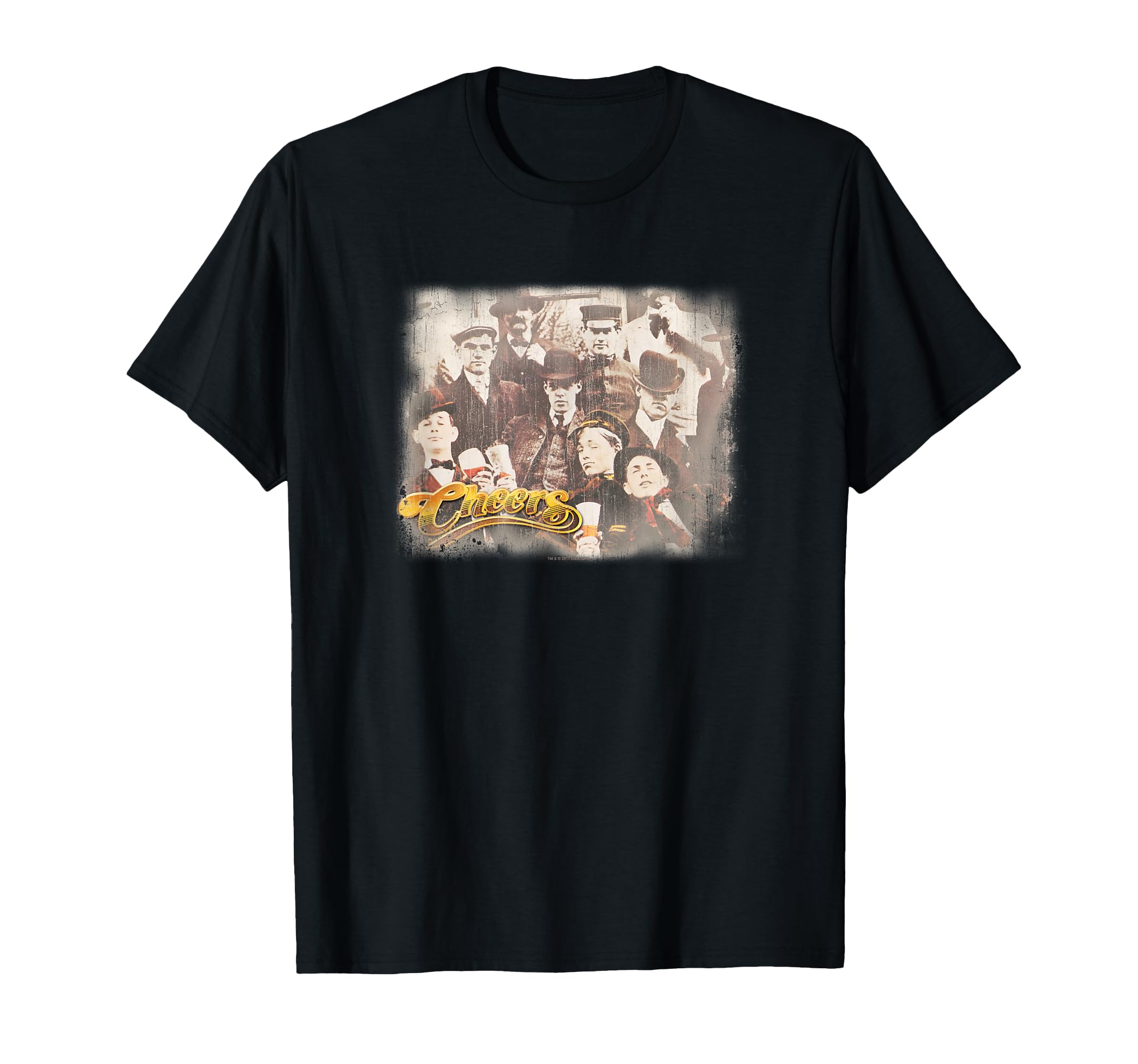 Cheers Opening Distressed T-Shirt - Fun Novelty Design Men Women - T-Shirt, Sweatshirt, Hoodie