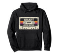 Grant First Name Cassette Tape Hoodie - Trendy Graphic Men Women - T-Shirt, Sweatshirt, Hoodie