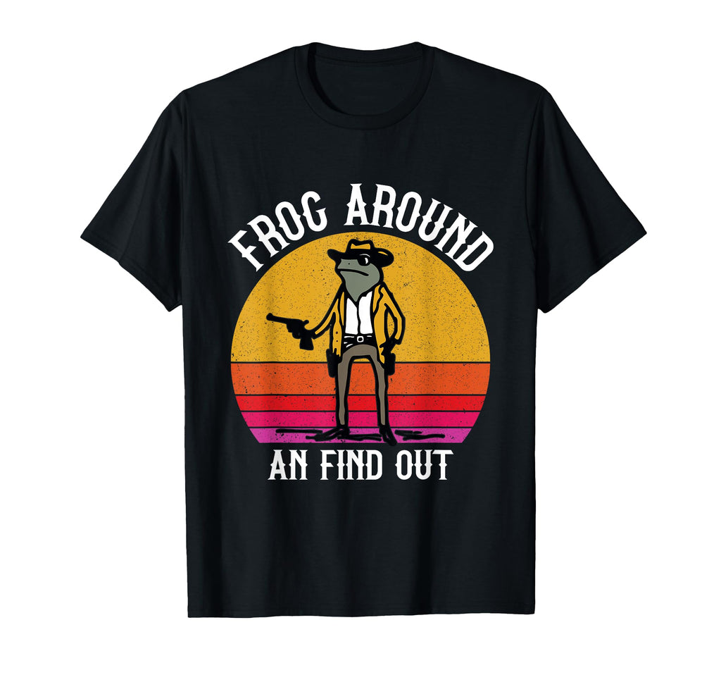 Funny Frog Cowboy Western Culture T-Shirt - Streetwear Style for Adults - T-Shirt, Sweatshirt, Hoodie