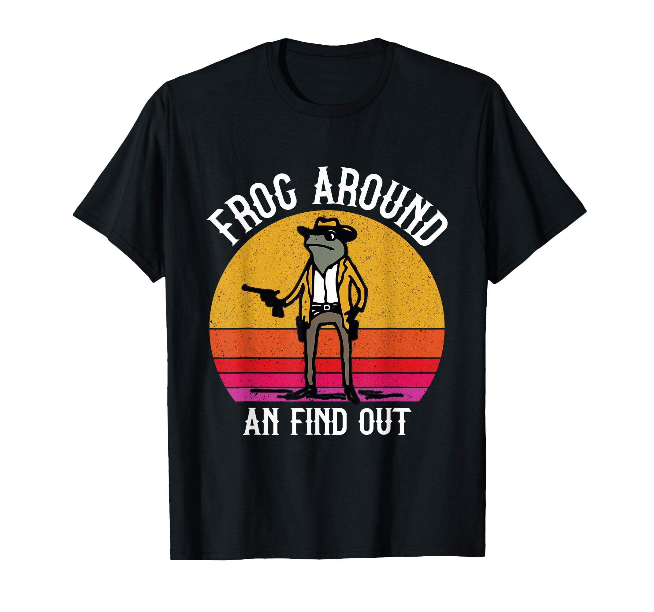 Funny Frog Cowboy Western Culture T-Shirt - Streetwear Style for Adults - T-Shirt, Sweatshirt, Hoodie