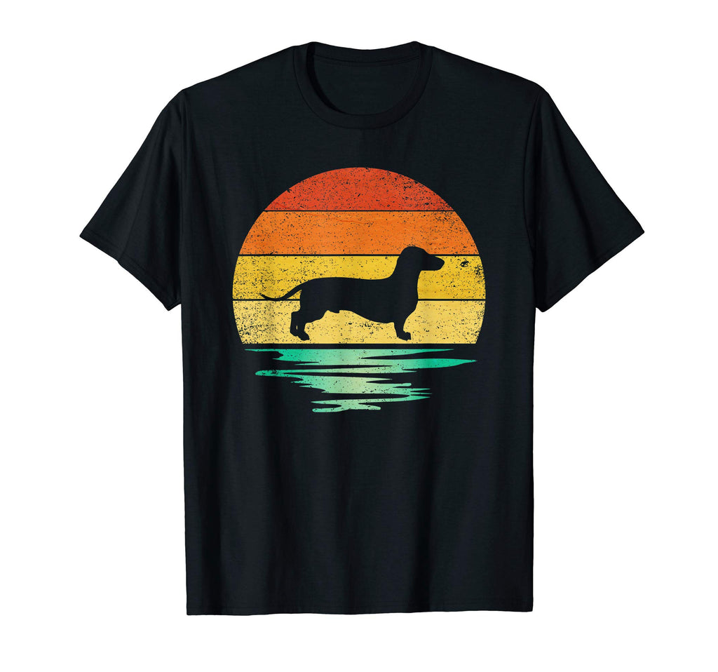 Dachshund Sunset Dachshund T-Shirt - Unique Graphic Men Women - T-Shirt, Sweatshirt, Hoodie