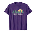 Missoula Mt Throwback 70S T-Shirt - Novelty Apparel for Adults - T-Shirt, Sweatshirt, Hoodie