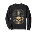 Skull Cat Skeleton Kitty Sweatshirt - Casual Everyday Wear for Adults - T-Shirt, Sweatshirt, Hoodie