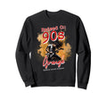 Raised 90S Rock Guitar Punk Gen X Sweatshirt - Novelty Apparel for Adults - T-Shirt, Sweatshirt, Hoodie
