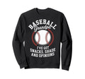 Funny Grandpa Baseball Player Fathers Hoodie - Novelty Apparel for Adults - T-Shirt, Sweatshirt, Hoodie