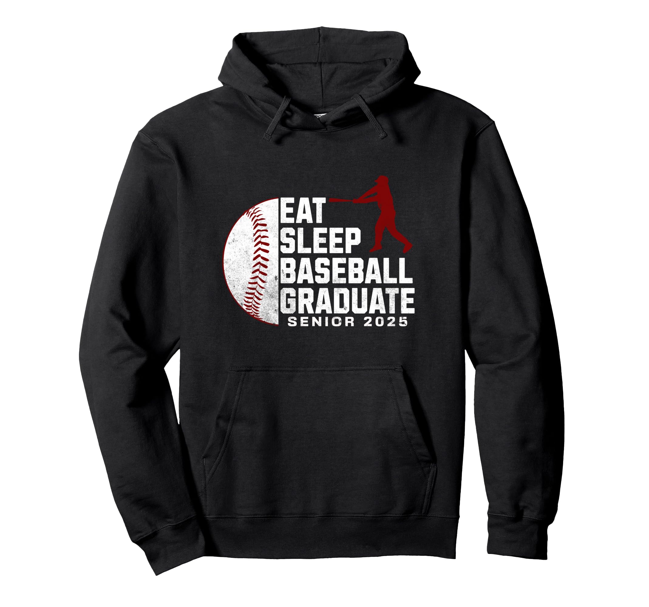 Baseball Senior Matching Class 2025 Hoodie - Minimalist Print for Adults - T-Shirt, Sweatshirt, Hoodie