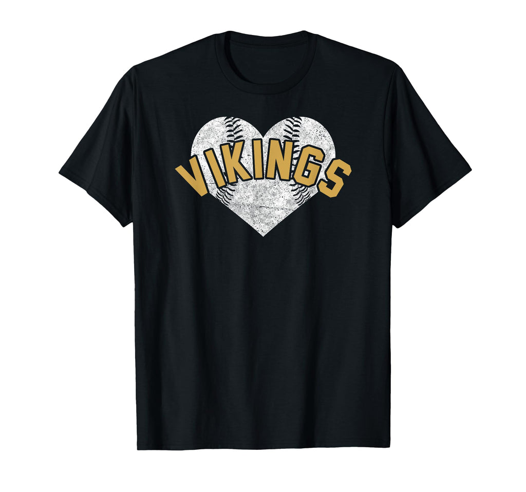 Vikings Baseball Softball High T-Shirt - Fun Novelty Design Men Women - T-Shirt, Sweatshirt, Hoodie
