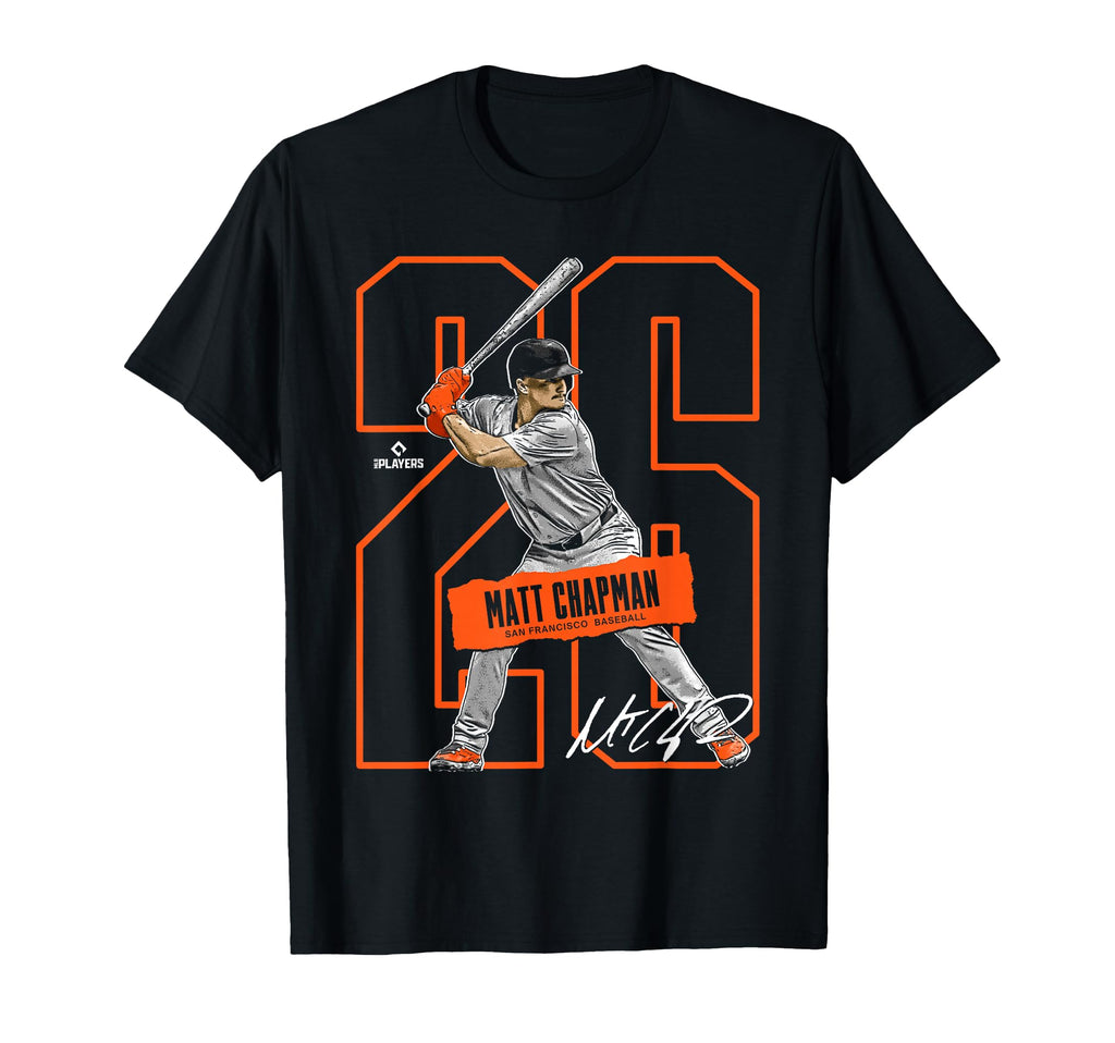 Matt Chapman San Francisco Baseball T-Shirt - Minimalist Print Unisex - T-Shirt, Sweatshirt, Hoodie