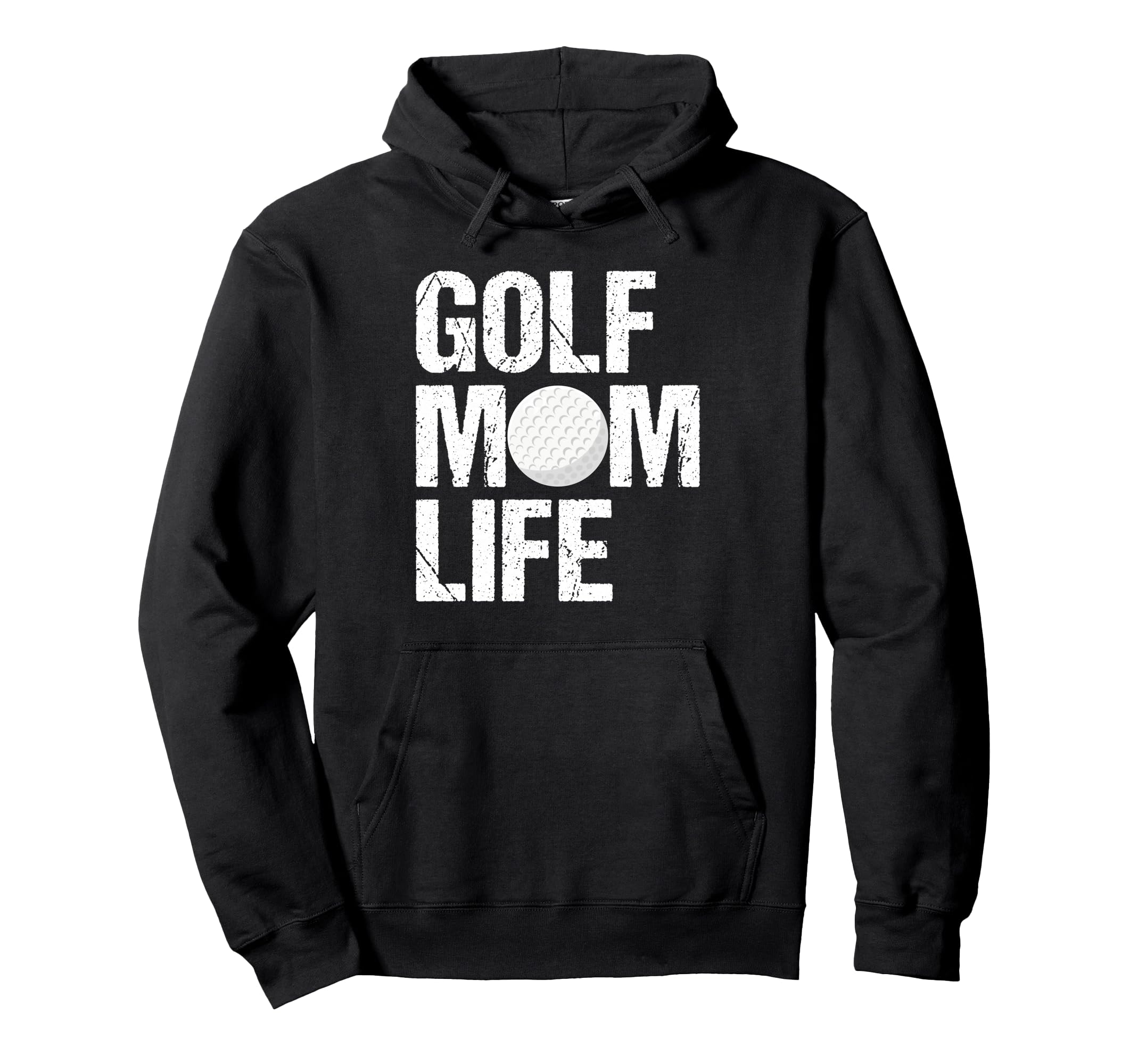 Golf Mom Life Game Day Sports Mom Hoodie - Casual Everyday Wear Men Women - T-Shirt, Sweatshirt, Hoodie