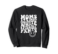Funny Moms Against White Baseball Sweatshirt - Custom Art Print for Adults - T-Shirt, Sweatshirt, Hoodie