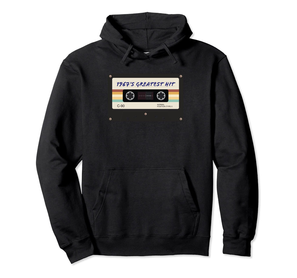 1967 Greatest Hit Funny Cassette Tape Hoodie - Minimalist Print Unisex - T-Shirt, Sweatshirt, Hoodie