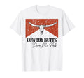 Bull Skull Cowboy Butts Drive Me Nut T-Shirt - Aesthetic Graphic Men Women - T-Shirt, Sweatshirt, Hoodie