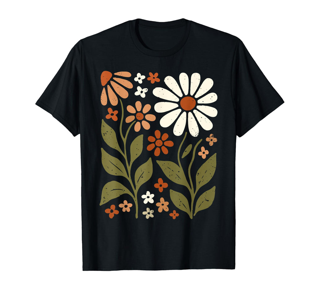 Wildflowers Flowers Pattern Summer Spring T-Shirt - Graphic Print Unisex - T-Shirt, Sweatshirt, Hoodie