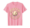 Baseball Sister Support Squad Proud Fan T-Shirt - Novelty Apparel Unisex - T-Shirt, Sweatshirt, Hoodie