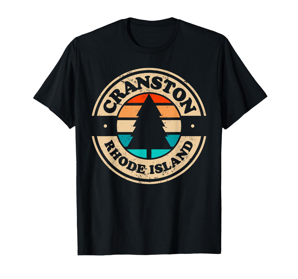 Cranston Rhode Island Ri 70S 80S T-Shirt - Custom Art Print Unisex - T-Shirt, Sweatshirt, Hoodie