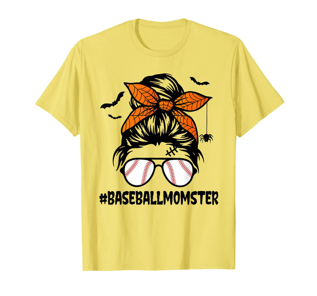 Baseball Momster Halloween Mom Messy T-Shirt - Streetwear Style Men Women - T-Shirt, Sweatshirt, Hoodie