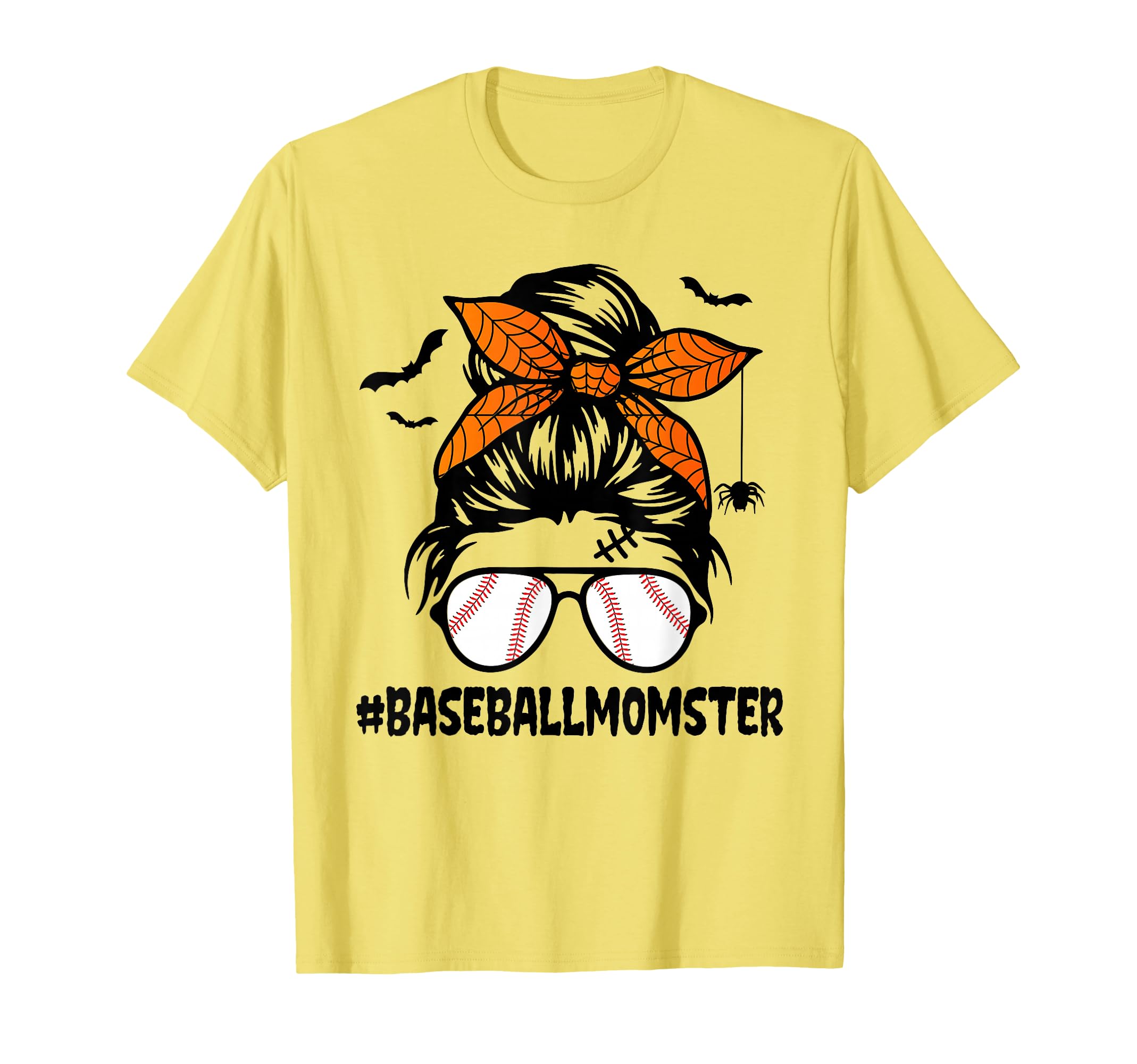 Baseball Momster Halloween Mom Messy T-Shirt - Streetwear Style Men Women - T-Shirt, Sweatshirt, Hoodie